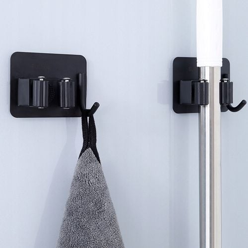 WIESZAK ścienny na Ręcznik Mop Miotła 4 SZTUKI Uchwyt do Łazienki i na Arena.pl