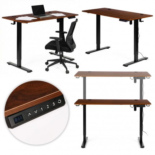 BIURKO ELEKTRYCZNE MODERNHOME REGULACJA WYSOKOŚCI SILNIK <50DB na Arena.pl