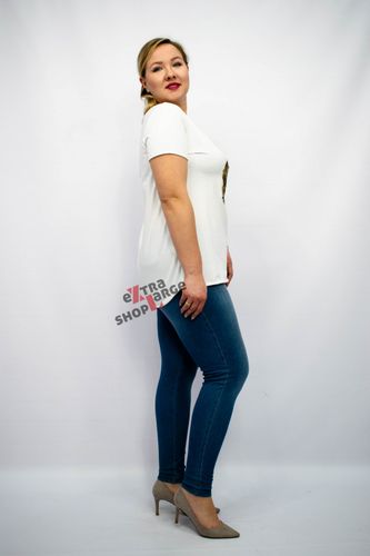 Bluzka Blue Shadow samochodzik PLUS SIZE na Arena.pl