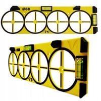 Szablon do wymiarowania otworów puszek elektrycznych gniazdek wzornik