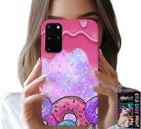 ETUI DO SAMSUNG GALAXY S20 PLUS - SŁODKIE DONUTY Z LUKREM W TLE + FOLIA