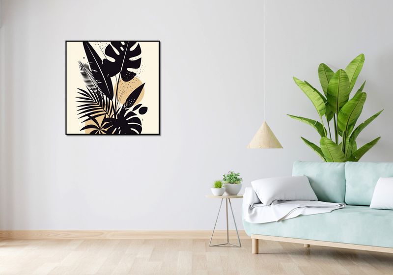 Plakat 80x80cm Tropikalny Raj zdjęcie 4