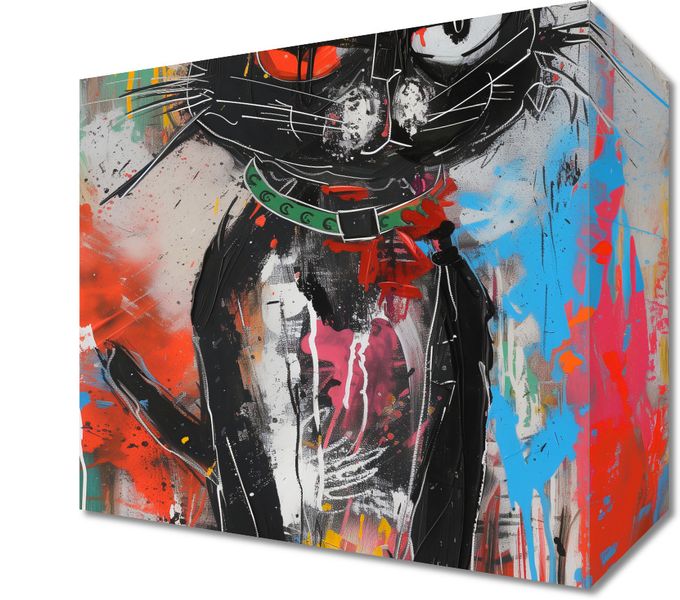 Obraz 20x20cm Gburowaty Kiciak zdjęcie 1