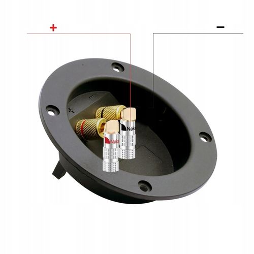 NAKAMICHI Wtyk głośnikowy bananowy kątowy HQ 4 szt na Arena.pl