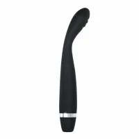 evolved skinny g-spot vibrator black - smukły model silikonowy 10 trybow