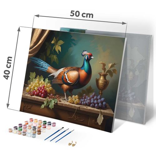 Obraz do malowania po numerach 40x50 cm Massido Bażant na Arena.pl