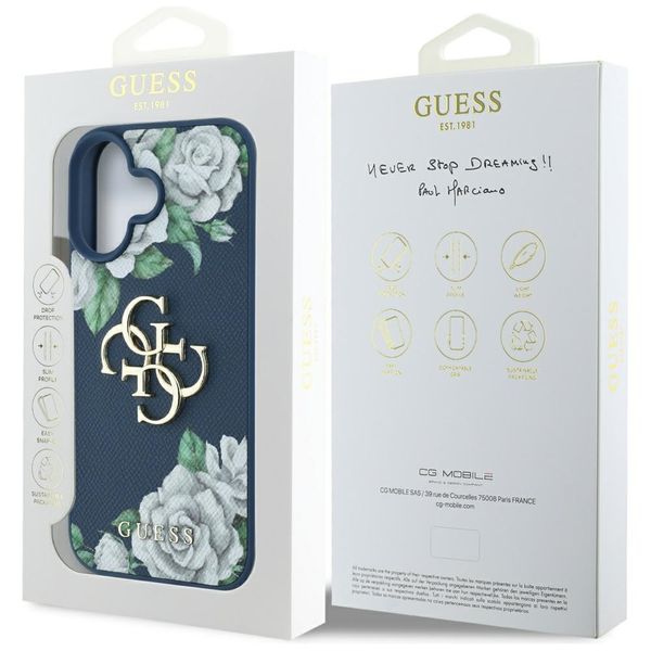 Etui Guess do iPhone 16, Niebieski zdjęcie 8