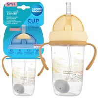 Canpol babies Kubek niekapek z rurką i odważnikiem 270 ml MOUNTAINS