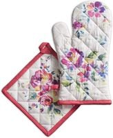 Maison d' Hermine Rękawice Kuchenne Uchwyt na Garnek Ręcznie Malowane