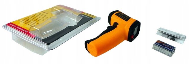 PIROMETR TERMOMETR LASEROWY BEZDOTYKOWY MIERNIK NA PODCZERWIEŃ -50 +550°C zdjęcie 11