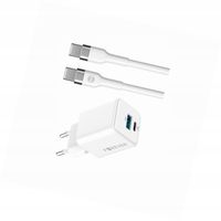 Szybka ładowarka GaN 20W 2 wejścia długim z kablem 2m do OnePlus 7