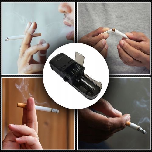 METALOWA Elektryczna Maszynka do Nabijania Papierosów Nabijarka Tytoniu 8mm na Arena.pl