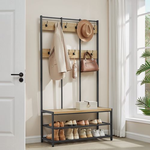 Wieszak Stojak na Ubrania - sonoma - HSR086B11 na Arena.pl