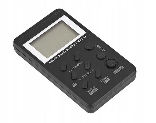 MINI RADIO CYFROWE PROGRAMOWANIE AKUMULATOR SŁUCH + naklejka na Arena.pl