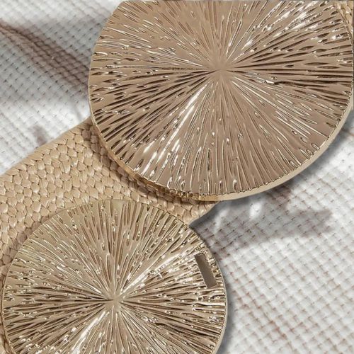 Damski słomiany pasek pleciony okrągła klamra beżowy ozdobny pas na Arena.pl