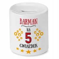 Dla Barmana Skarbonka Na Urodziny Na Prezent Z Nadrukiem Ze Zdjęciem