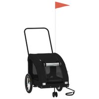 Przyczepka rowerowa dla zwierząt, tkanina Oxford i żelazo