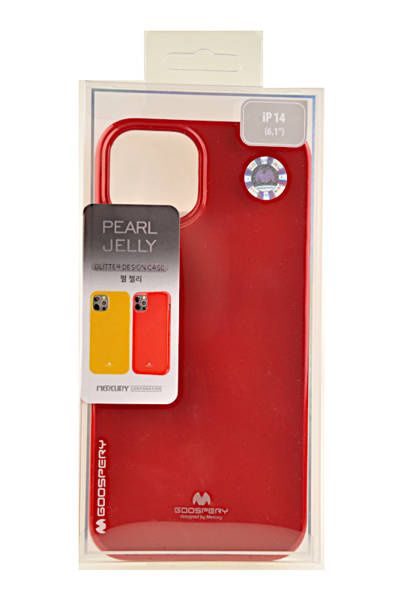Etui Mercury Goosper Jelly Case do Apple iPhone 14 czerwony zdjęcie 4