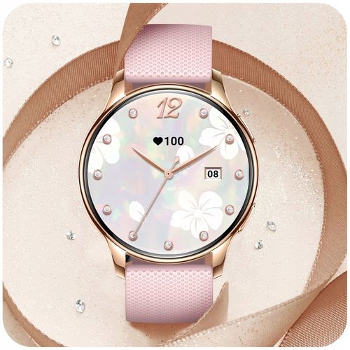 SMARTWATCH ZEGAREK DAMSKI POLSKIE MENU WIELOFUNKCYJNY 300mAh AMOLED 2 PASKI na Arena.pl