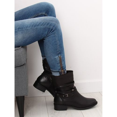 Botki damskie czarne 8232-3 Black r.41 na Arena.pl