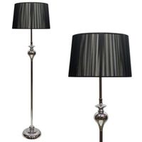 Podłogowa lampa GILLENIA 51-21420 abażurowa stojąca czarna