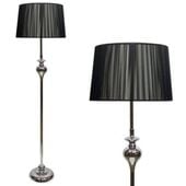 Podłogowa lampa GILLENIA 51-21420 abażurowa stojąca czarna