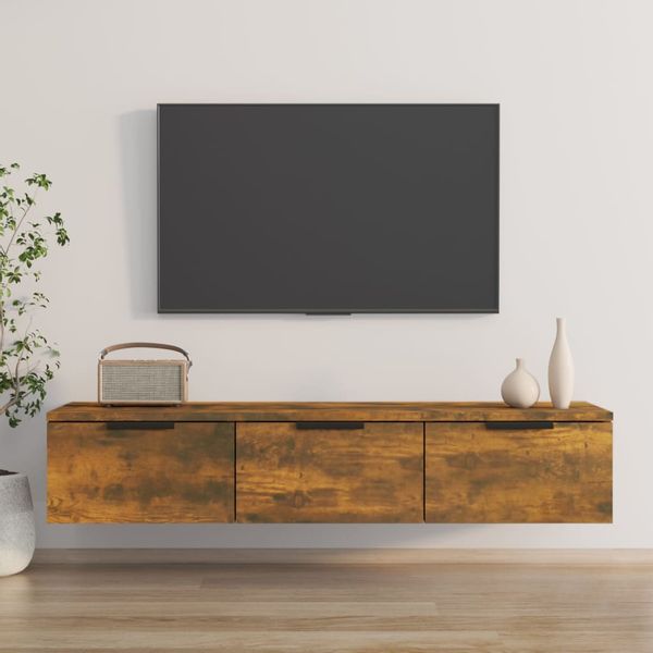 Szafka ścienna, przydymiony dąb, 102x30x20 cm zdjęcie 2