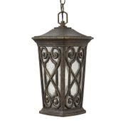 Industrialna lampa wisząca HK-ENZO8-S do ogrodu brązowa