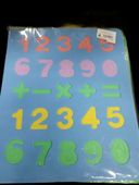 puzzle piankowe literki / cyferki