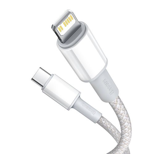 Kabel przewód do iPhone USB-C - Lightning szybkie ładowanie 20W 2m - biały na Arena.pl