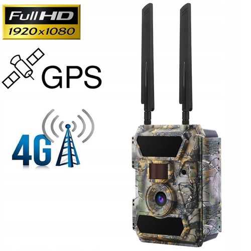 Kamera Leśna FOTOPUŁAPKA Myśliwska FHD GSM 4G LTE MMS wysyła FILMY na Arena.pl
