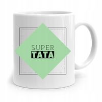 Kubek Na Dzień Ojca Dla Taty Super Tata Prezent Z Nadrukiem Ze Zdjęciem
