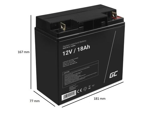 Akumulator GREEN CELL AGM09 18Ah 12V na Arena.pl