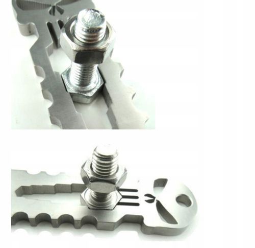 Breloczek do kluczy Czaszka Punisher Multitool Silver Mściciel Symbol Łomik na Arena.pl