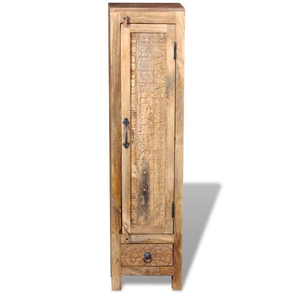 Szafka pod umywalkę, lustro, 2 szafki boczne, drewno mango zdjęcie 10