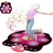MATA DO TAŃCA DLA DZIECI POŁĄCZENIE BLUETOOTH Z ŚWIATŁO LED I DŹWIĘK