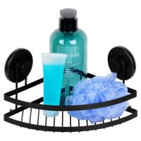 Półka Łazienkowa na Przyssawki Ścienna Pod Prysznic na Kosmetyki Akcesoria