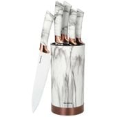 zestaw 5 noży kuchennych w stojaku klausberg kb-7800