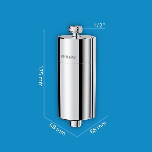 Filtr do wody prysznicowy PHILIPS AWP1775CH, kolor chrom, filtracja 50 000l na Arena.pl