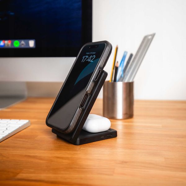 Spacecase Wireless Charger 2In1 Magcharge Wm5B Black zdjęcie 11