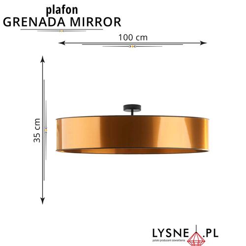 Plafoniera GRENADA MIRROR fi-100 cm na Arena.pl