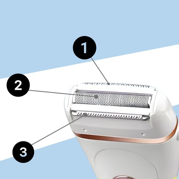 GOLARKA DAMSKA depilator trymer maszynka do ciała bikini nóg pach 3 w 1 USB zdjęcie 7