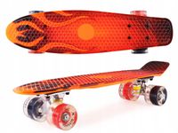 DESKA TYPU FISZKA LED GRAFFITI 56 CM 100KG ABEC 7+