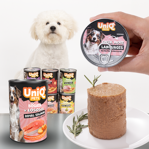 Mokra karma dla psa z łososia ROYAL SALMON 375g UNIQ PETS na Arena.pl