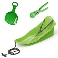 Sanki z oparciem TOPO + Ślizg na zimę + Śnieżkomat