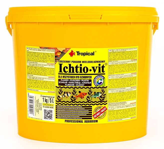 TROPICAL ICHTIO-VIT pokarm podstawowy 5L/1kg zdjęcie 1