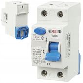 WYŁĄCZNIK RÓŻNICOWO-PRĄDOWY RÓŻNICÓWKA 25A AC 2P 30mA 1F