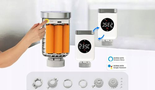 Inteligentna Głowica Termostatyczna GTZ09 ZigBee 3.0 TUYA Smart Life na Arena.pl