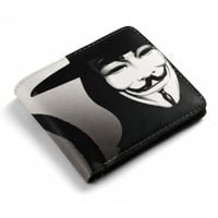 V | 13 cm | Eko-Skóra | Portfel Filmowy | V for Vendetta