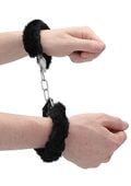 Kajdanki Erotyczne Z Futerkiem Czarne Bdsm Bondage